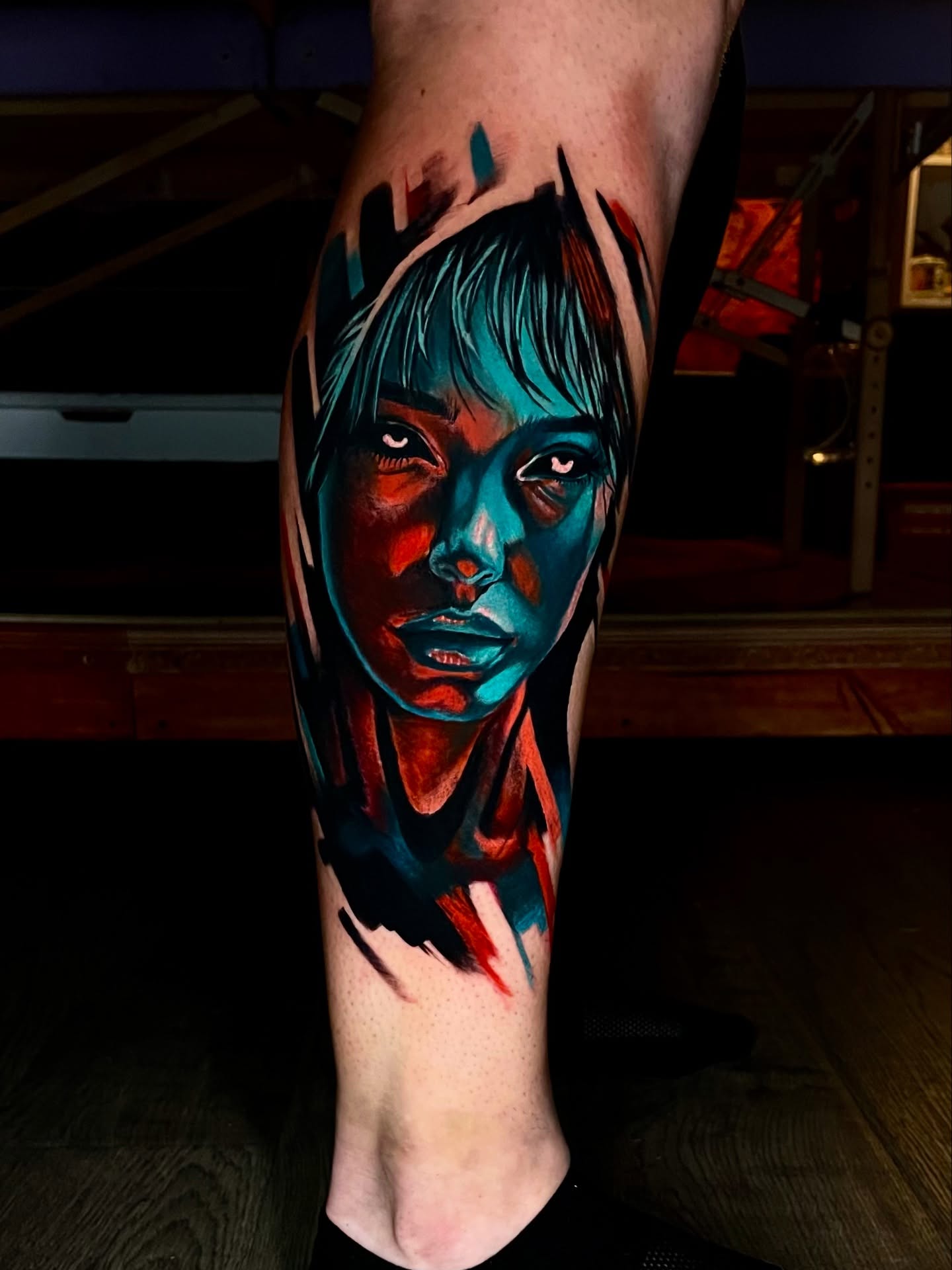 Tattoo by @d.p.r_tattoos — realism, dark_realism
