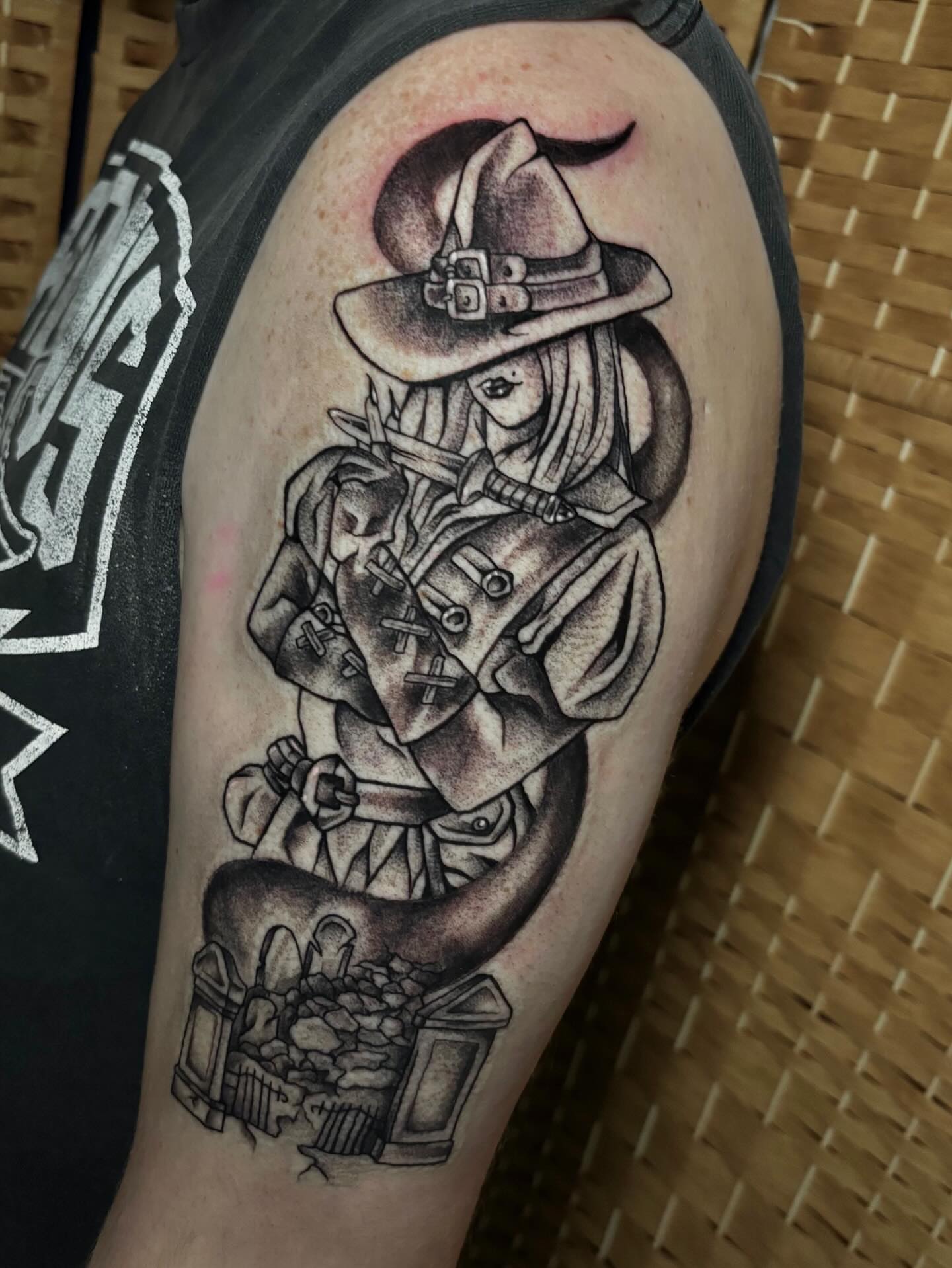 Tattoo by @jdawgdotgov — black_and_grey