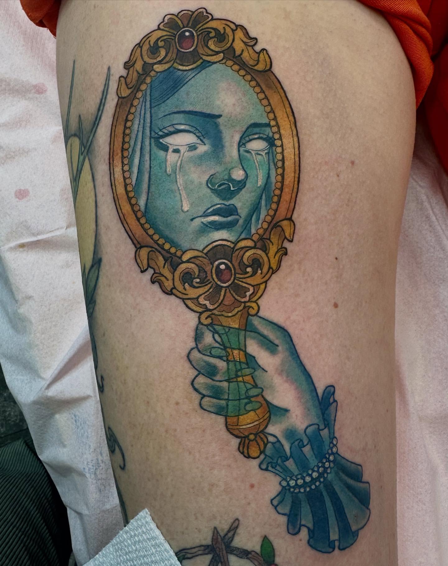 Tattoo by @all_buttered_up โ neo_traditional, realism