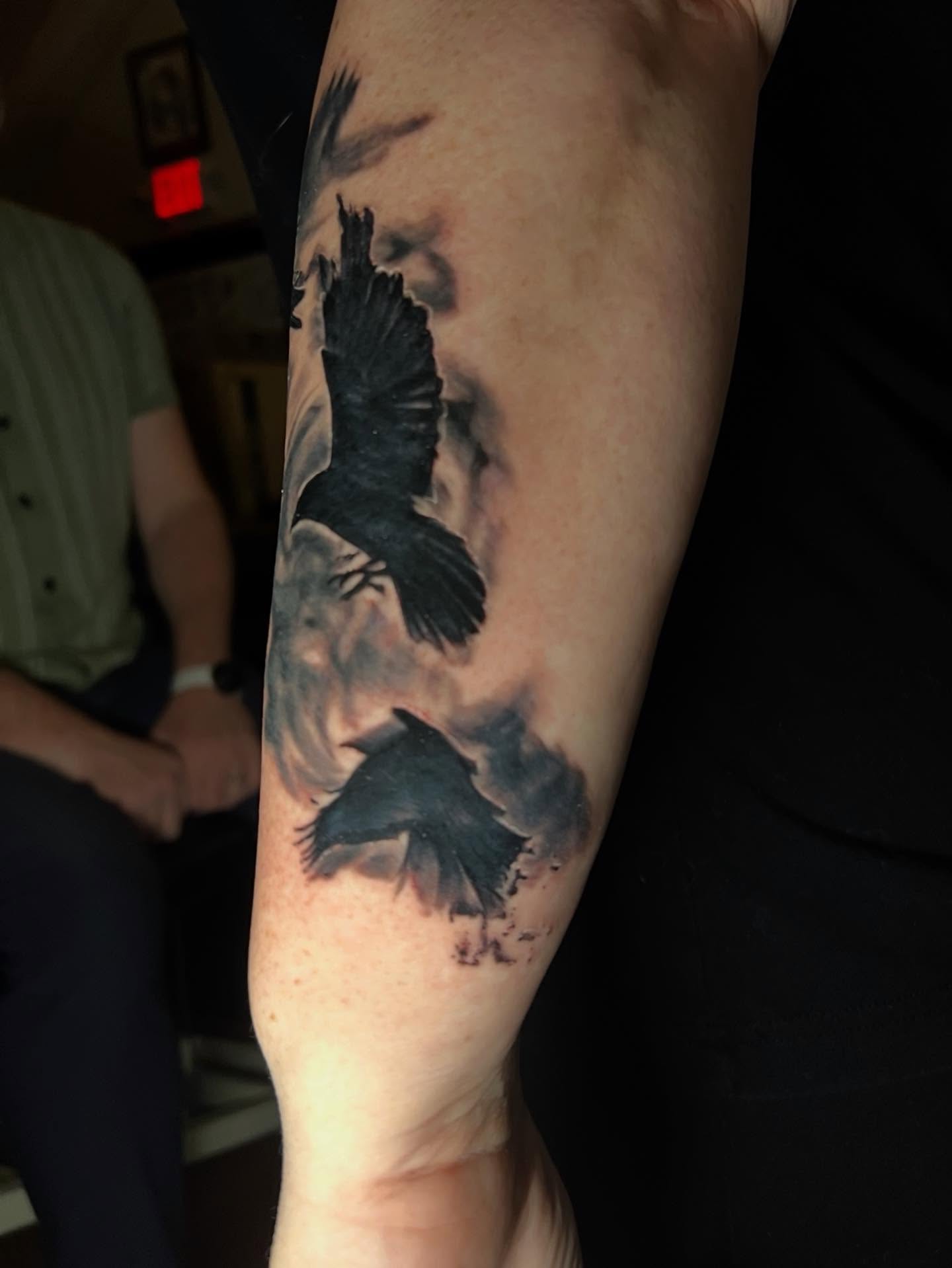 Tattoo by @joshgreentattoo — black_and_grey, realism