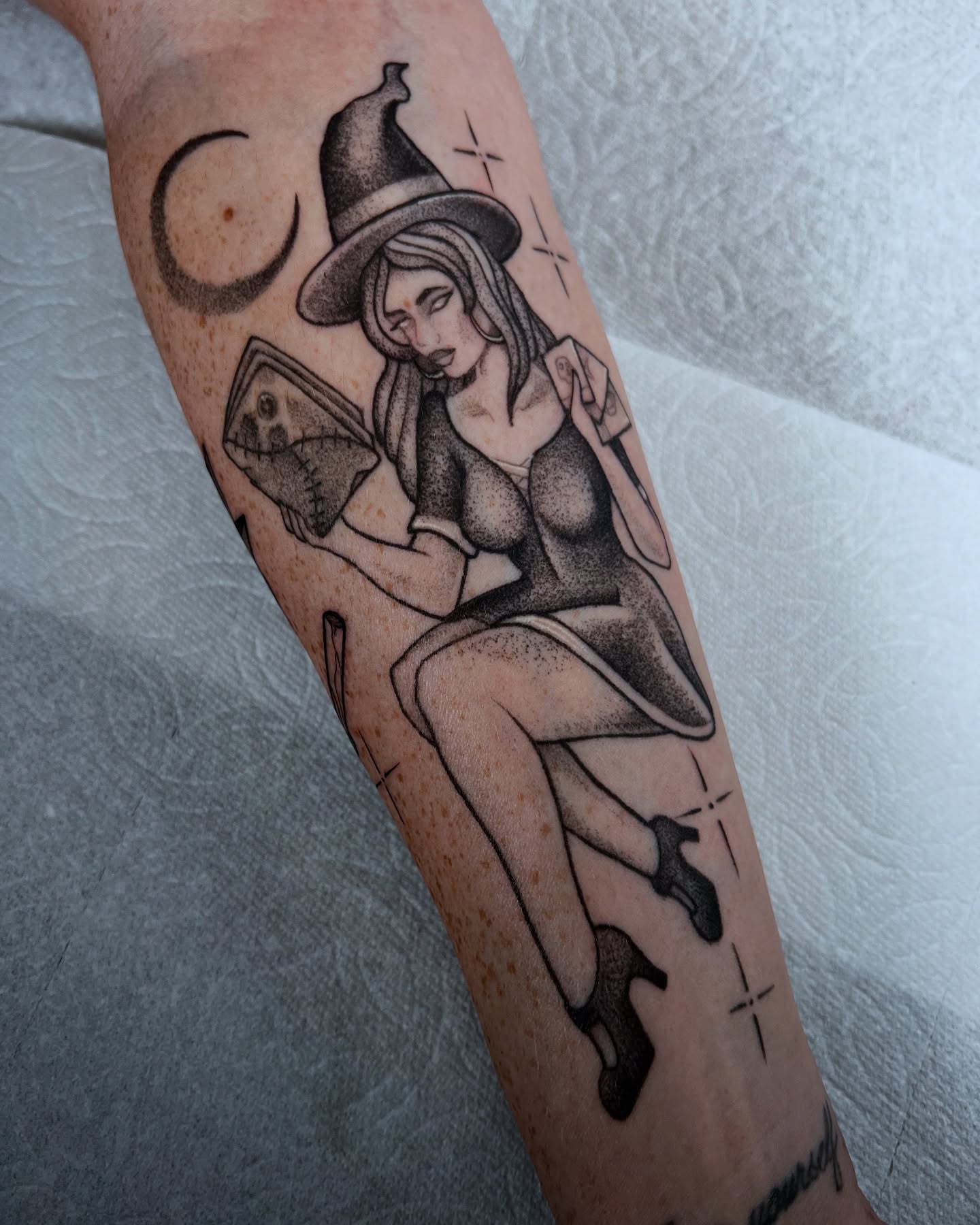 Tattoo by @lordovflies — dotwork