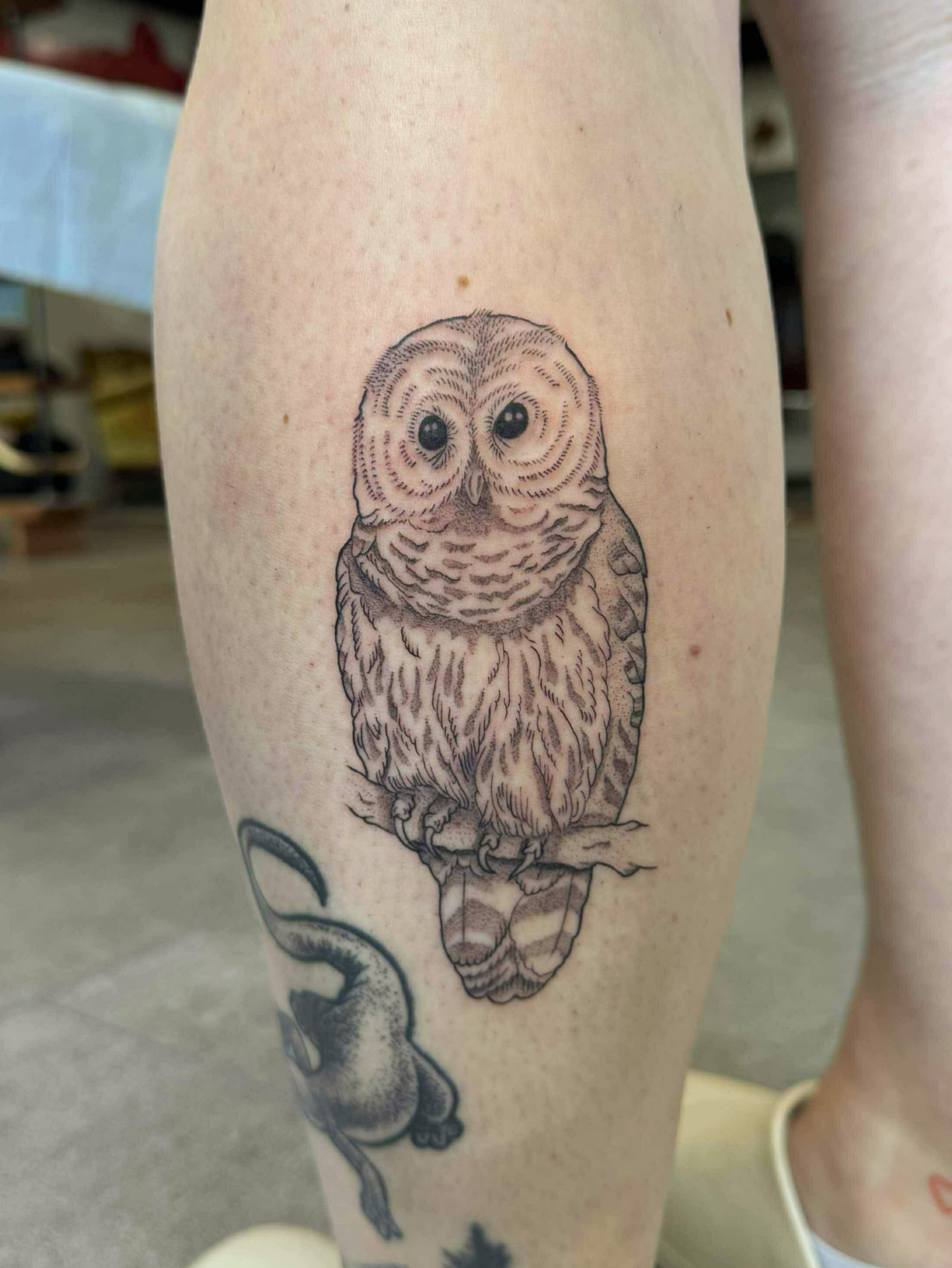 Tattoo by @mollyjonestattoo — black_and_grey