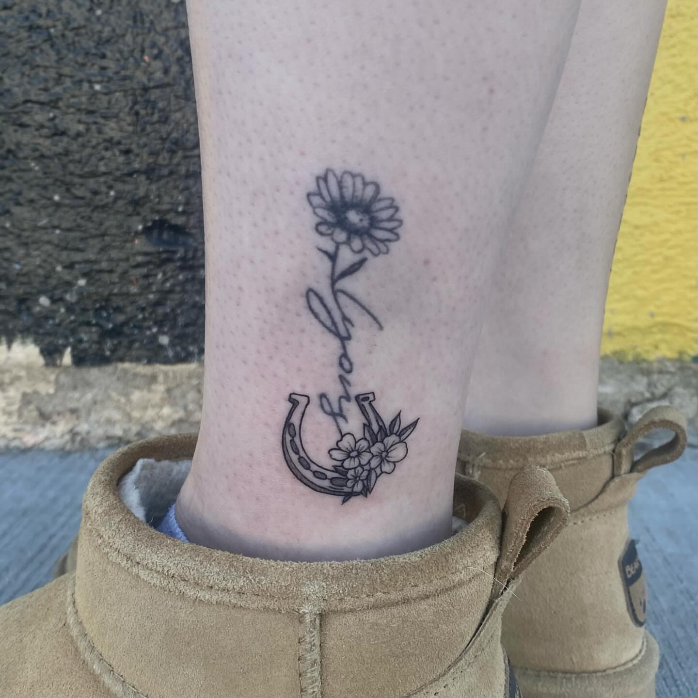 Tattoo by @emmaleighrosetattoos — black_and_grey