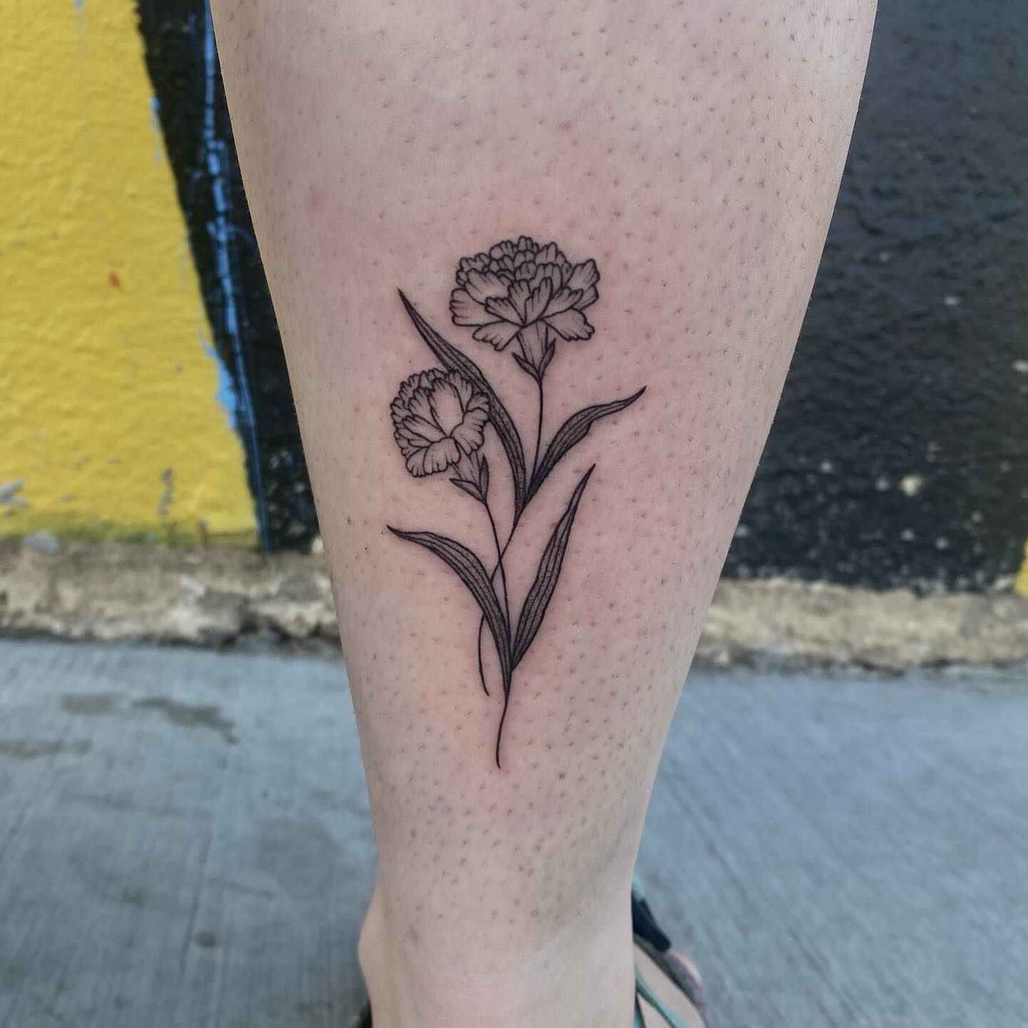 Tattoo by @emmaleighrosetattoos — black_and_grey