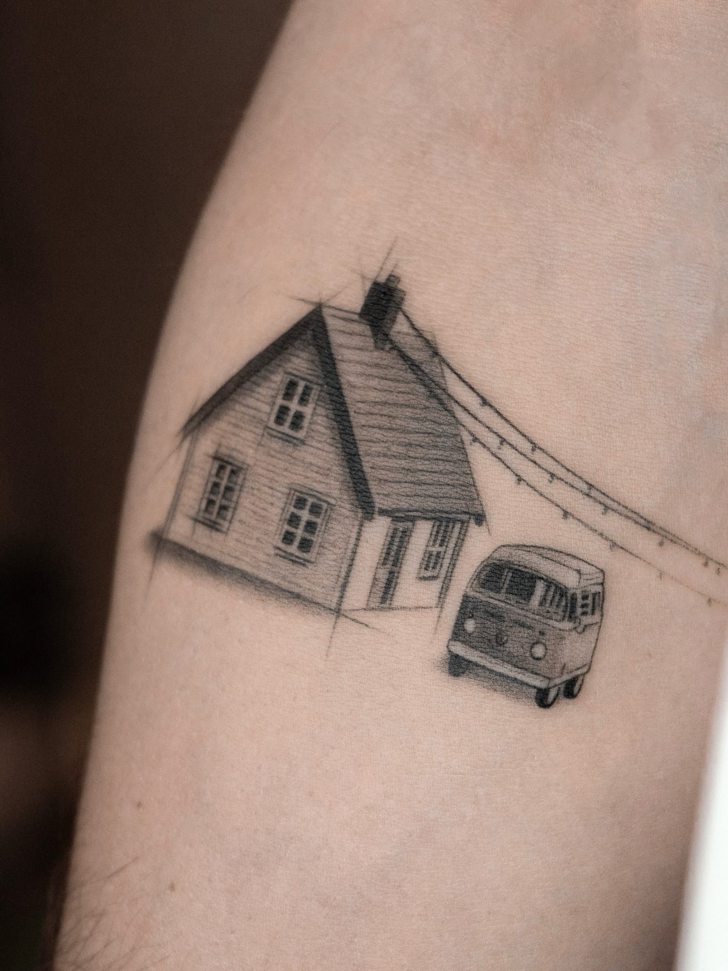 Tattoo by @lemontreeink — black_and_grey, realism