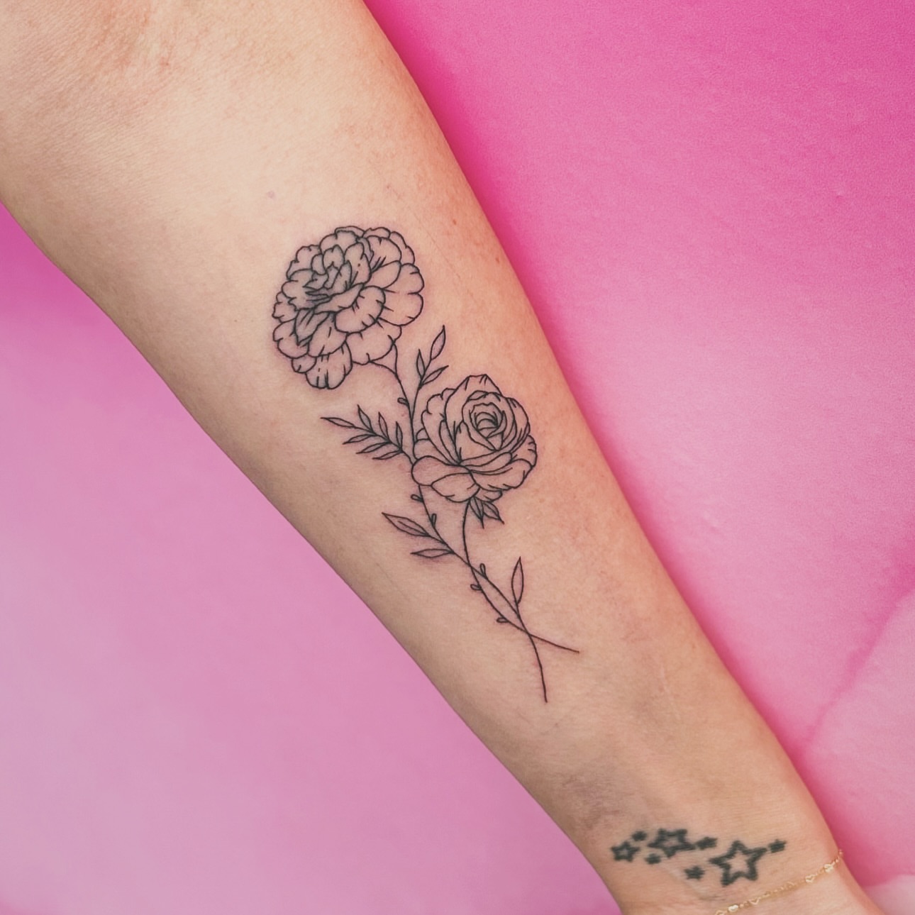 Tattoo by @bambi.brows β black_and_grey