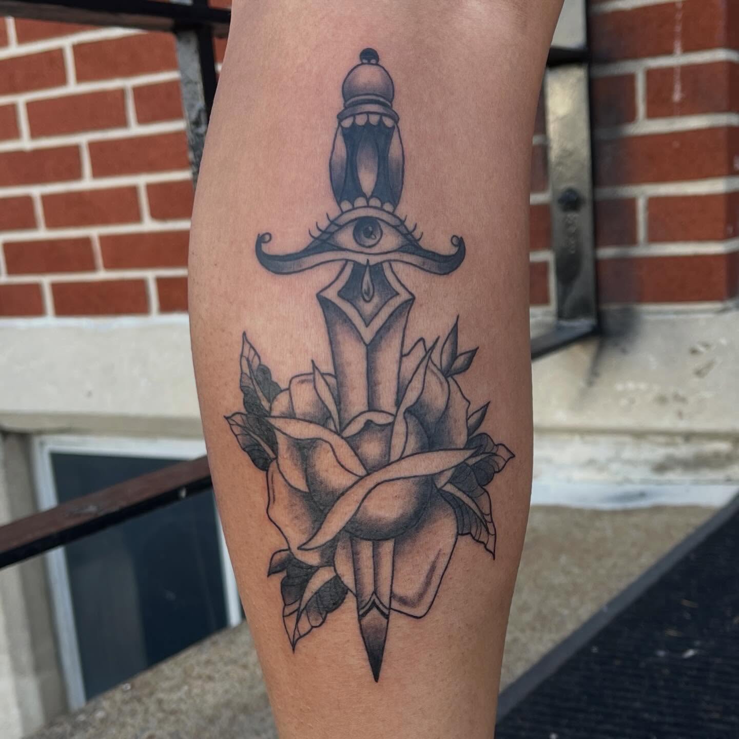 Tattoo by @sarahbellzebub — black_and_grey, realism