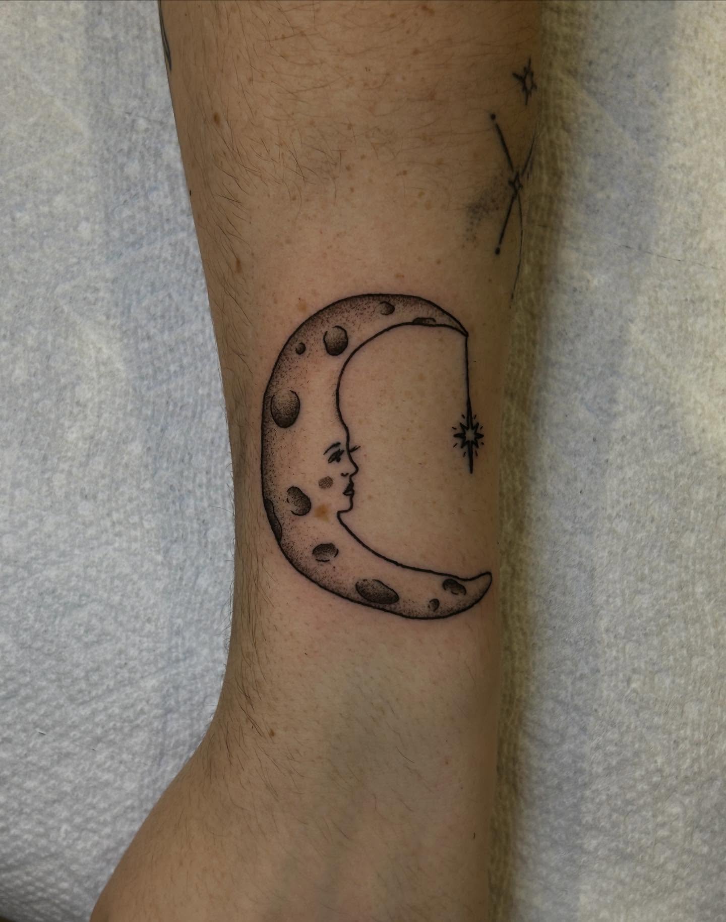 Tattoo by @wldspce — dotwork, realism