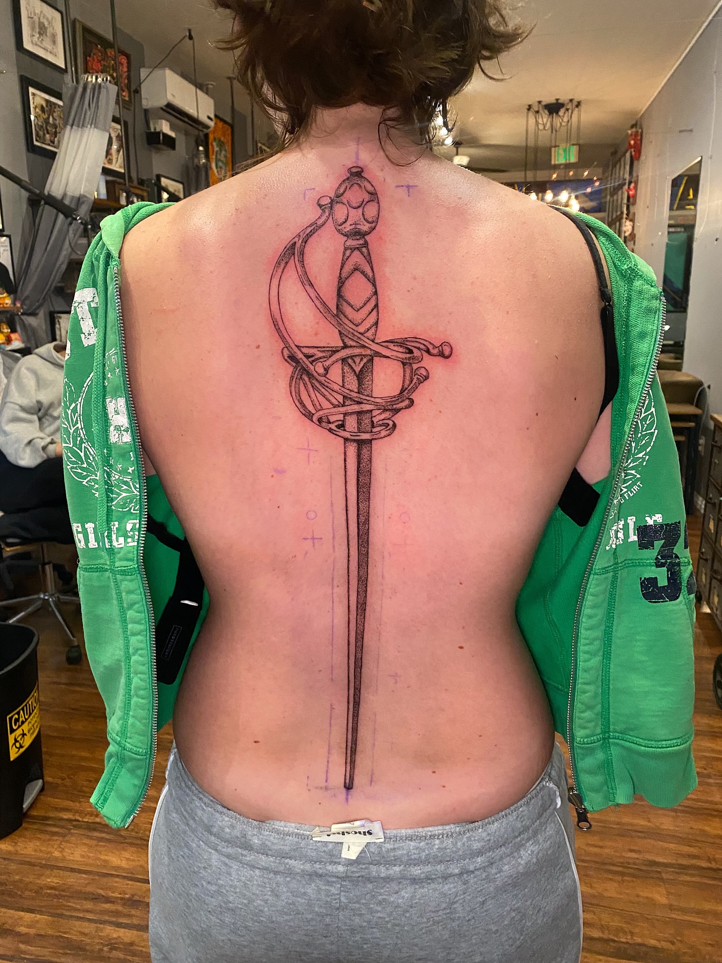 Tattoo by @axelhoney — black_and_grey