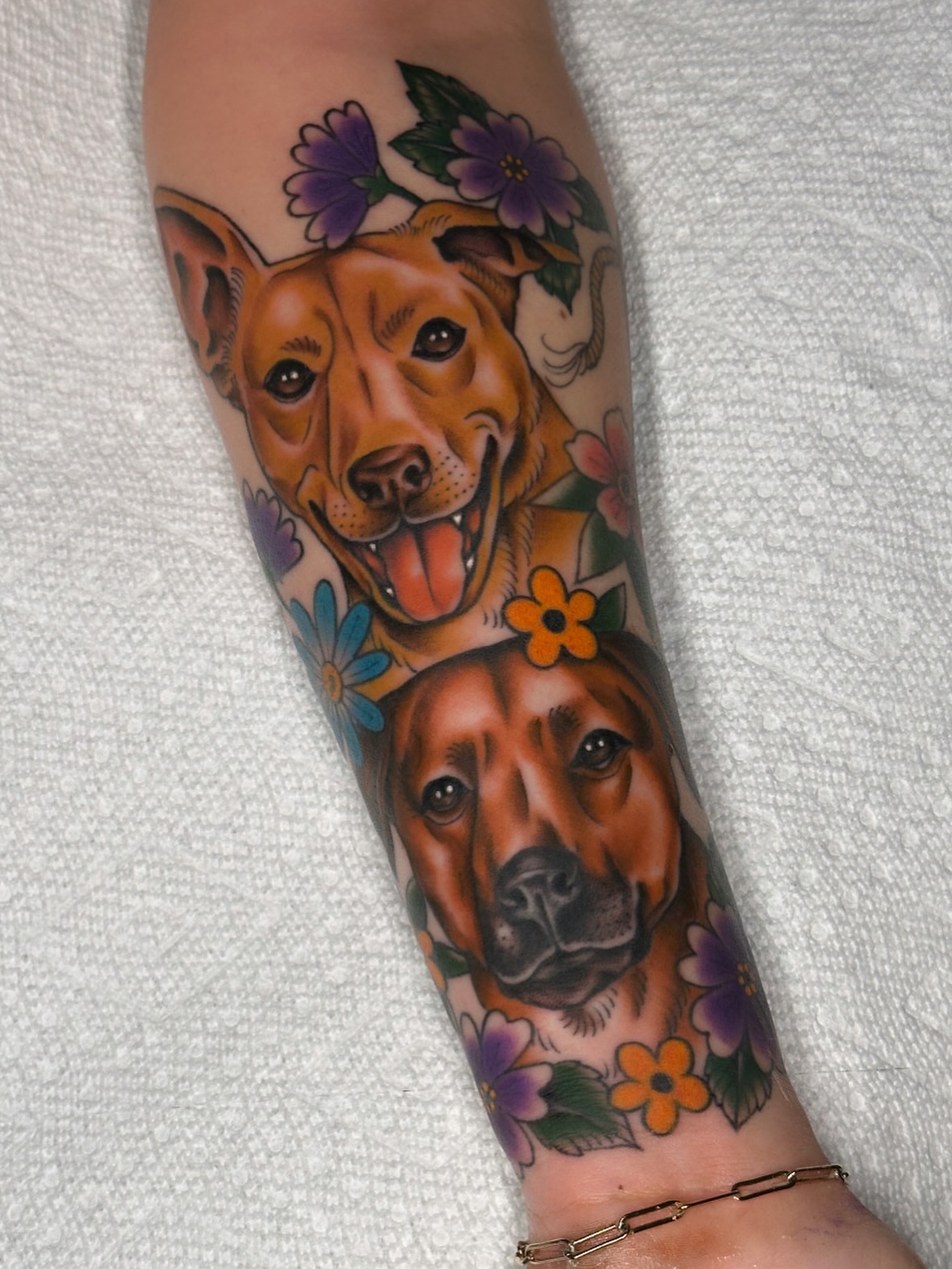 Tattoo by @meira_yael — realism, dotwork