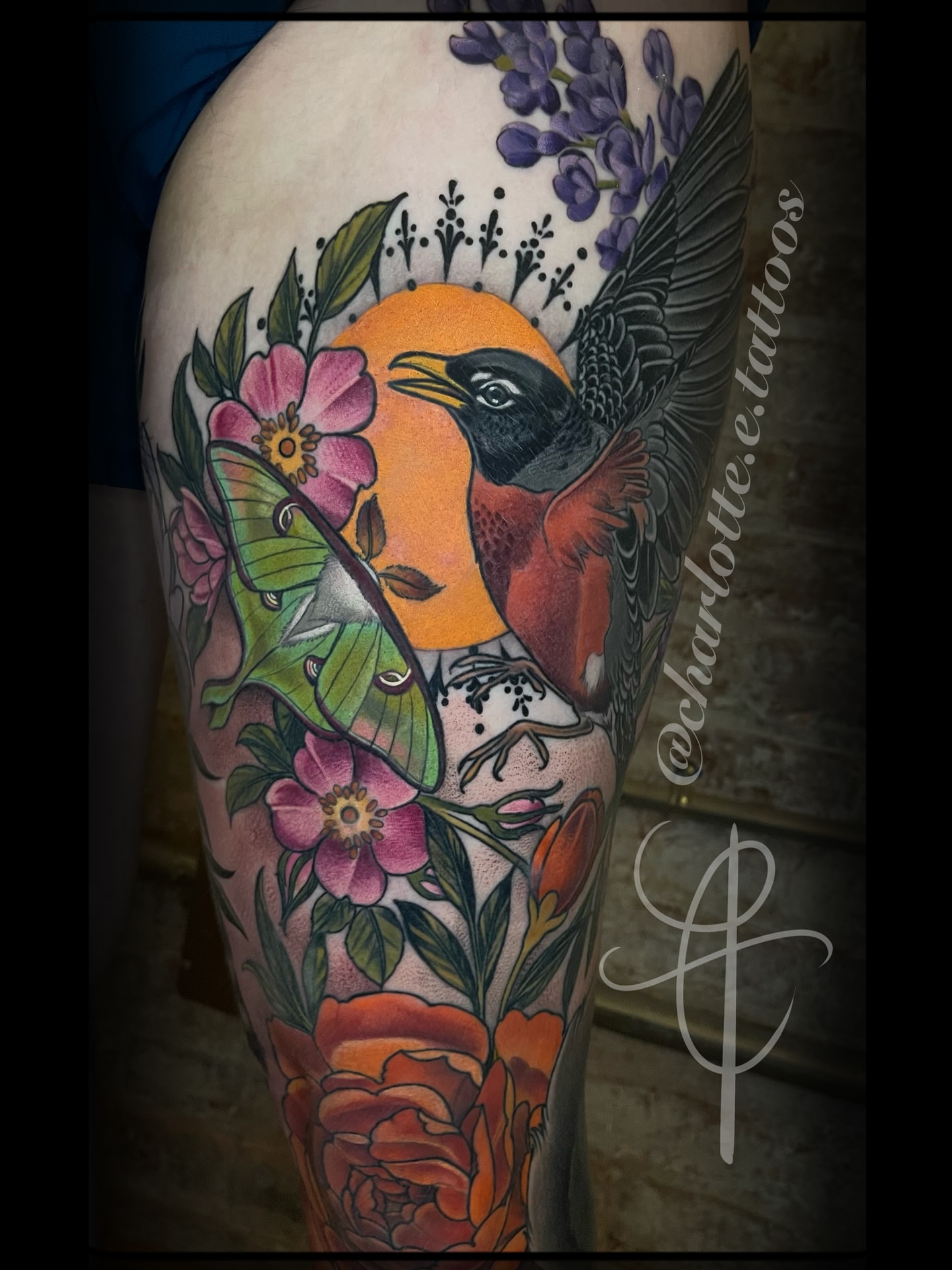 Tattoo by @charlotte.e.tattoos — american_traditional, realism