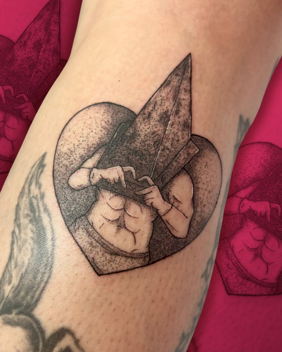 Tattoo by @rilakkaya — dotwork