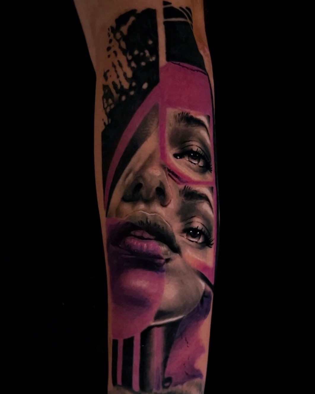 Tattoo by @snakesanddaggers — realism, trash_polka