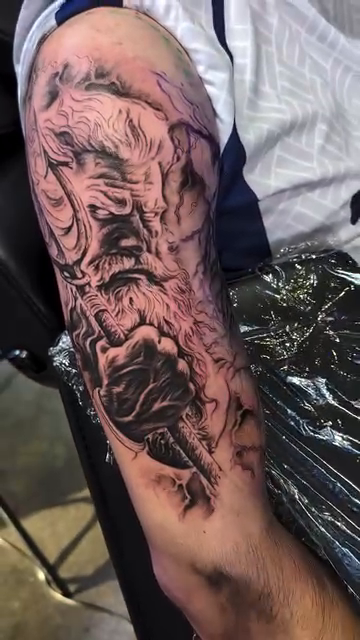 Japanese tattoo on the forearm by Drew King