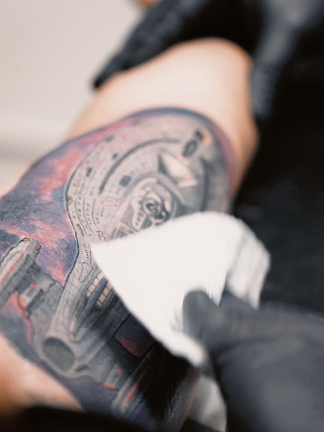 Tattoo by @tattoozby_jayb — realism, dotwork