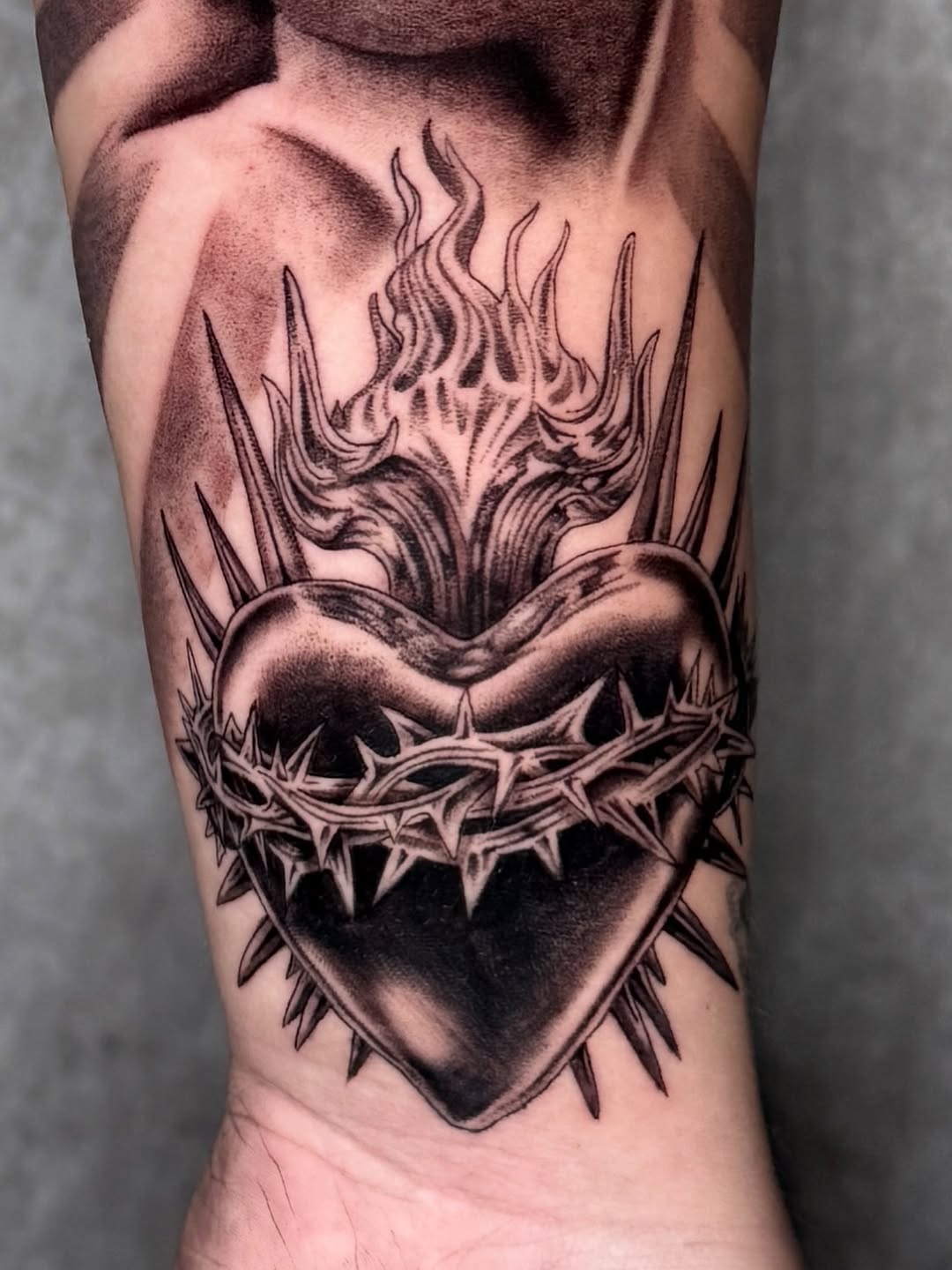 Tattoo by @chiptatt00s — black_and_grey, realism
