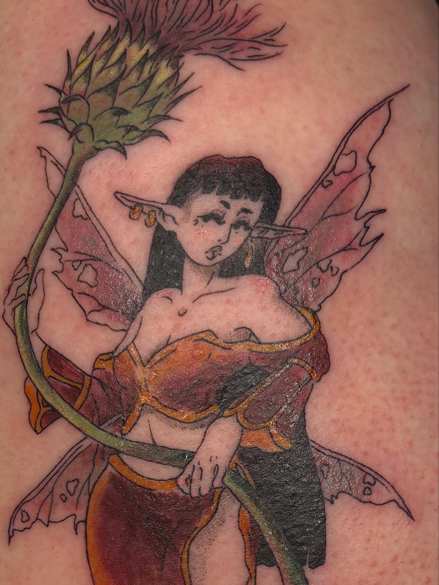 Tattoo by @fernwilds_tattoo โ illustrative, dotwork