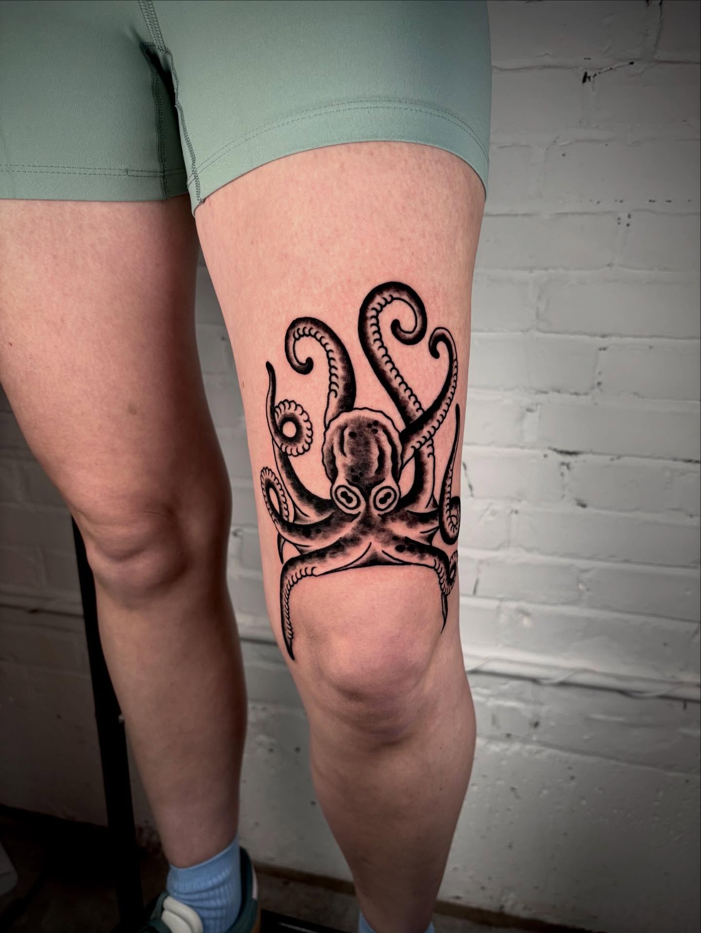 Tattoo by @dougvon_tattoos — black_and_grey