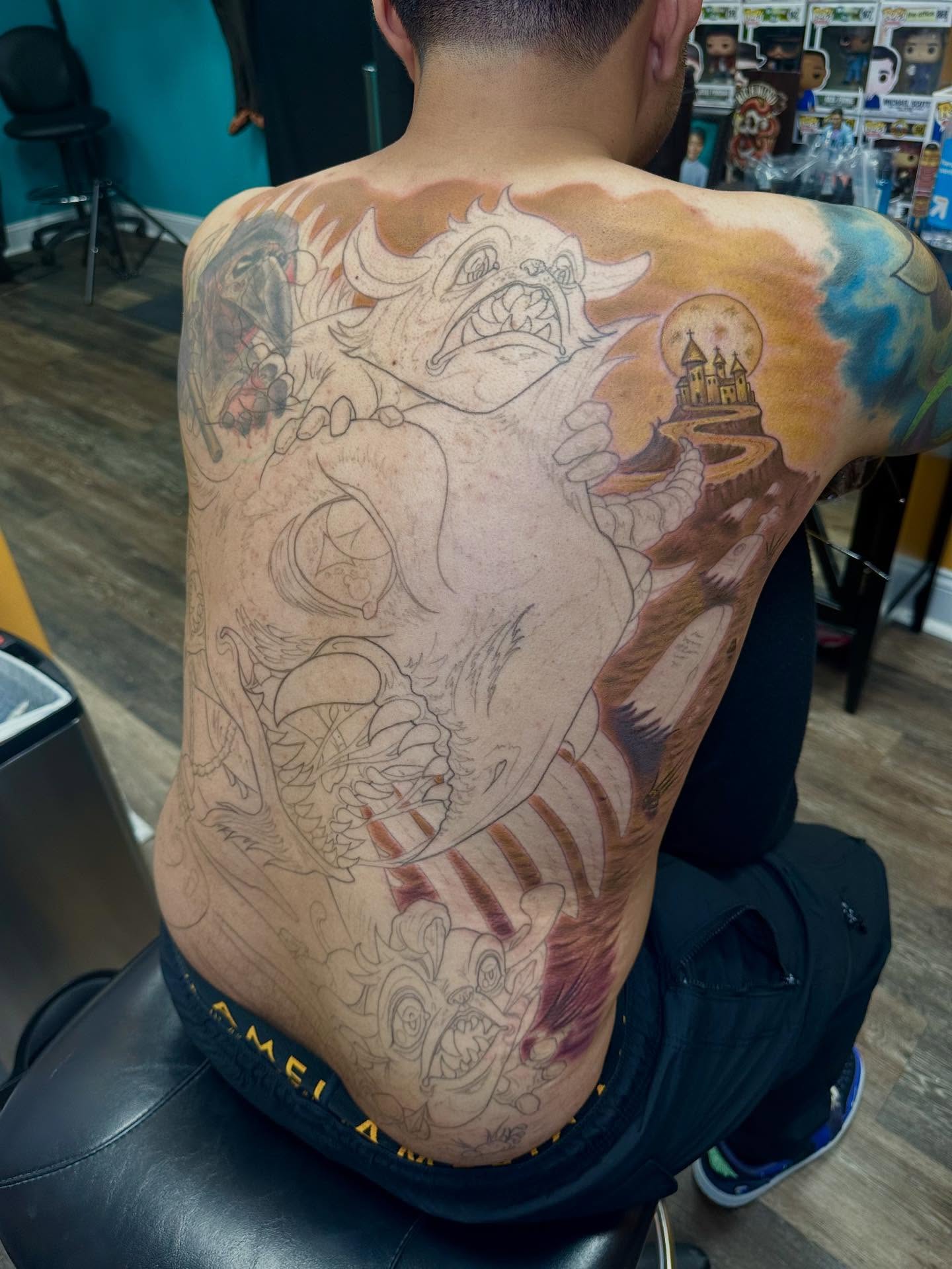 Tattoo by @parrychotipradit — american_traditional, dotwork