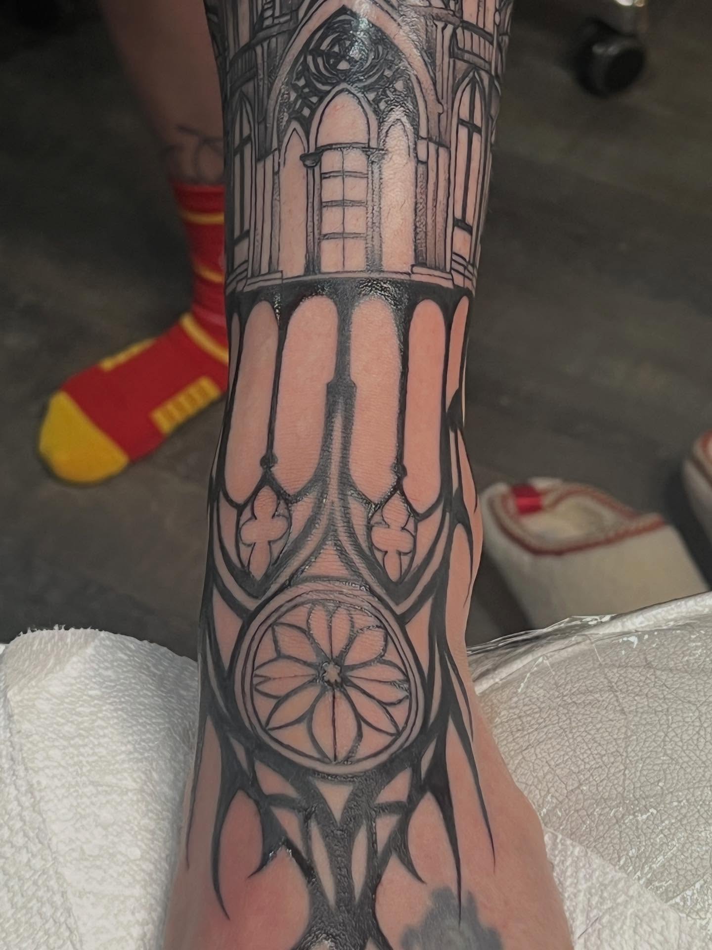 Tattoo by @rikki_mf_bobby — black_and_grey