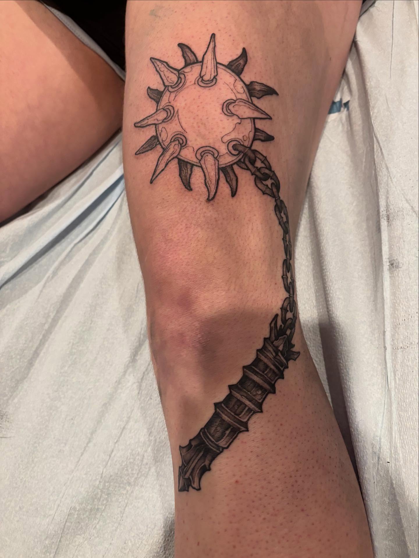 Tattoo by @kevinberubetattooer — black_and_grey