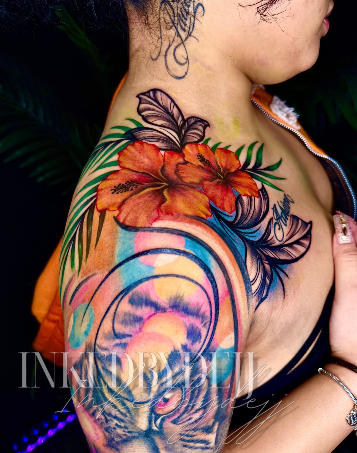 Tattoo by @inkedbydejj — watercolor, realism