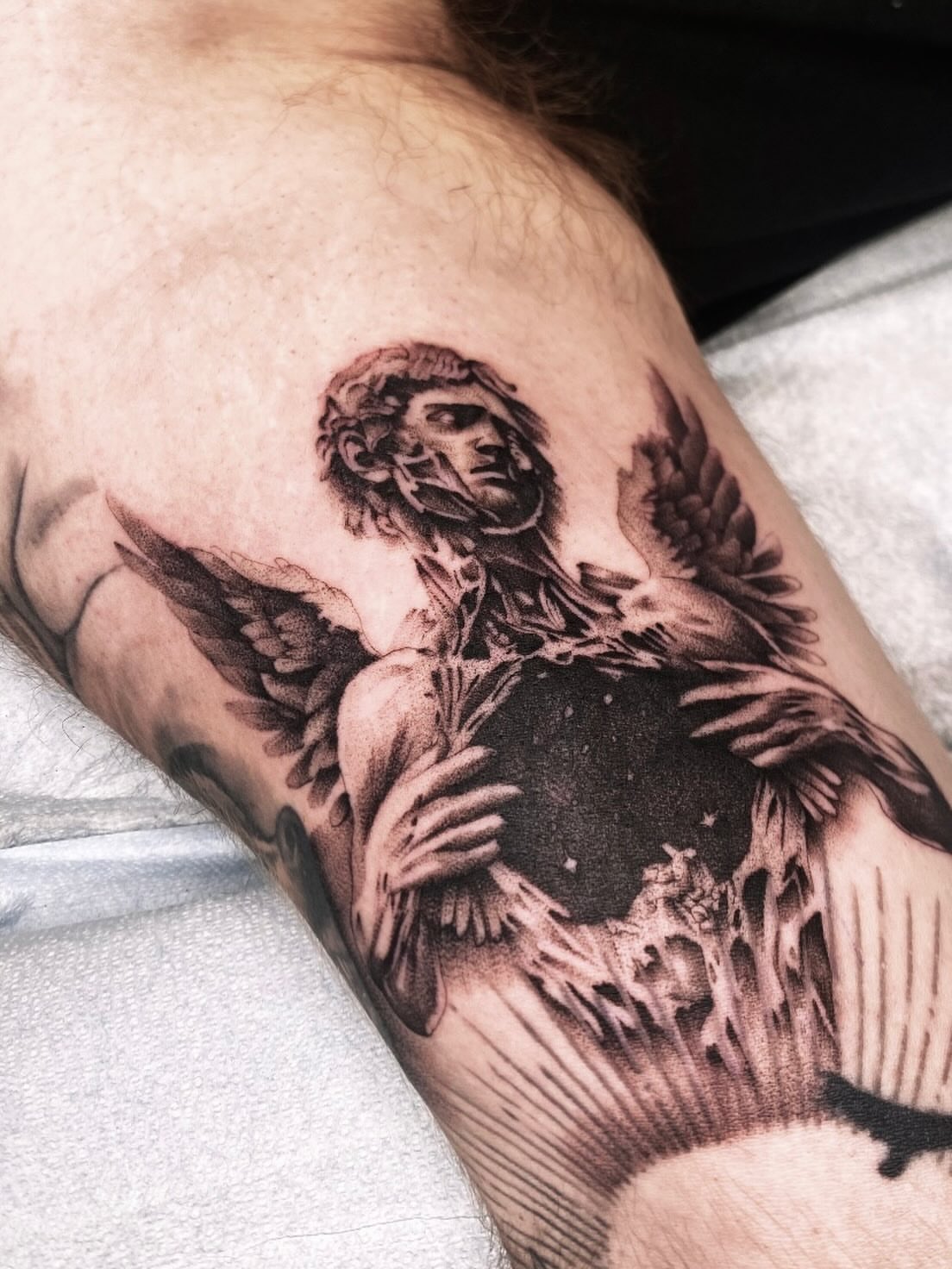 Tattoo by @codymasn โ black_and_grey