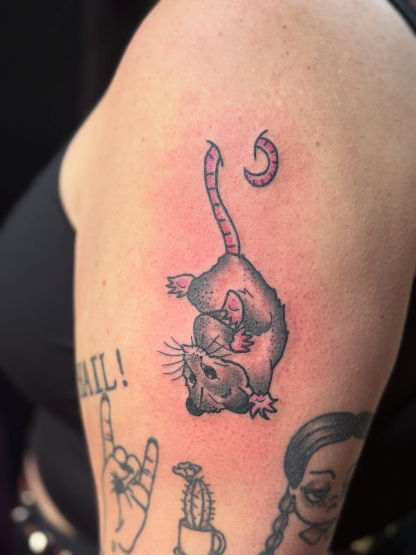 Tattoo by @saku_tattoo — dotwork