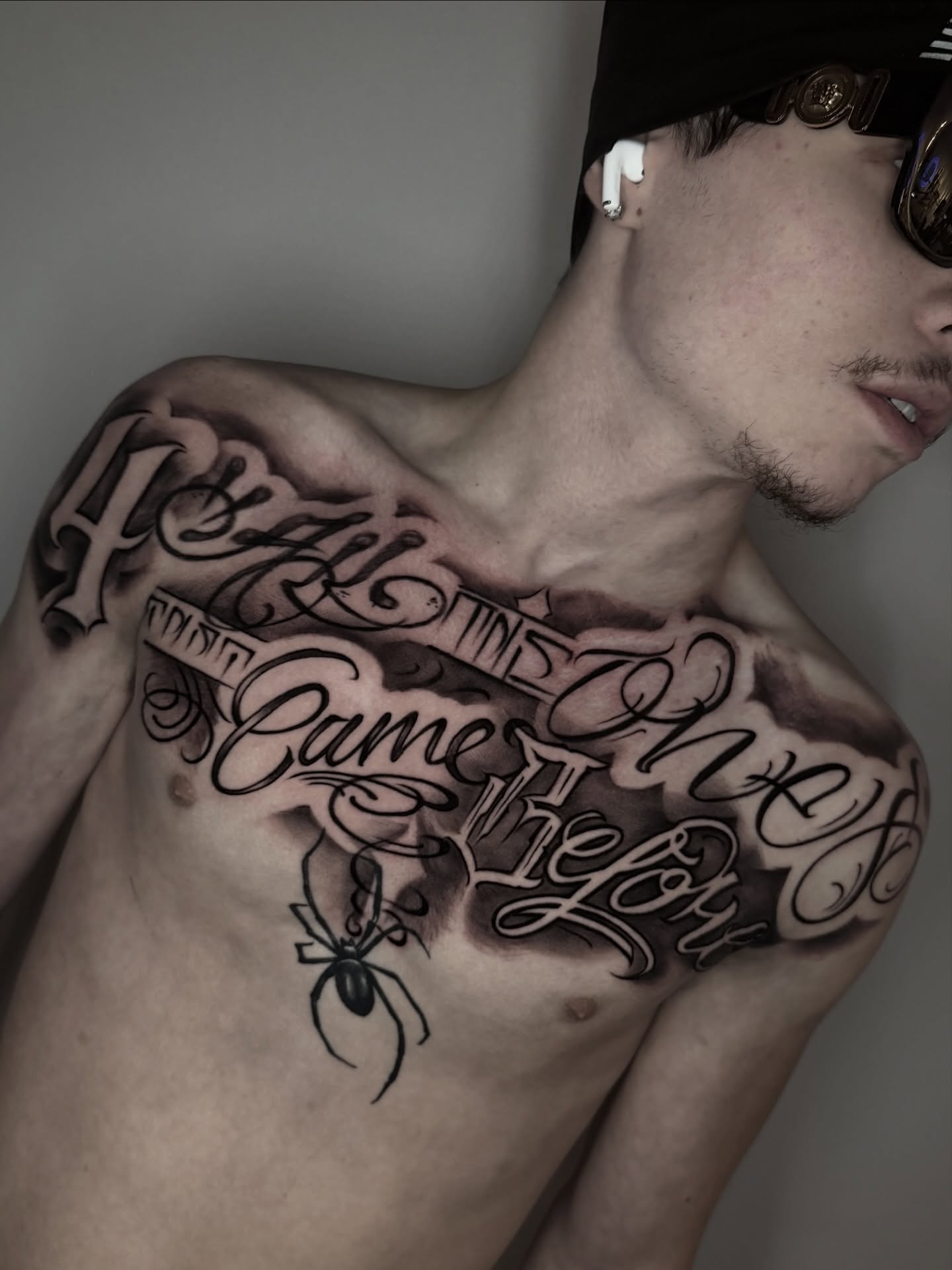 Tattoo by @tattsbyspike — lettering_script
