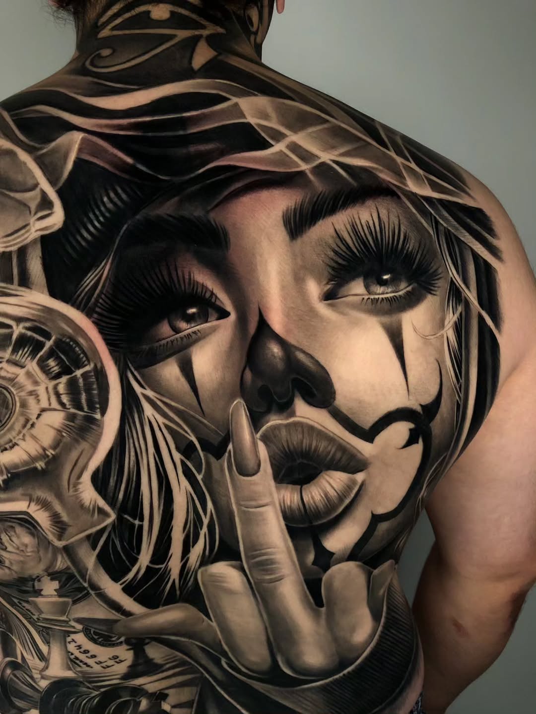 Tattoo by @mager_tattoos — realism, black_and_grey