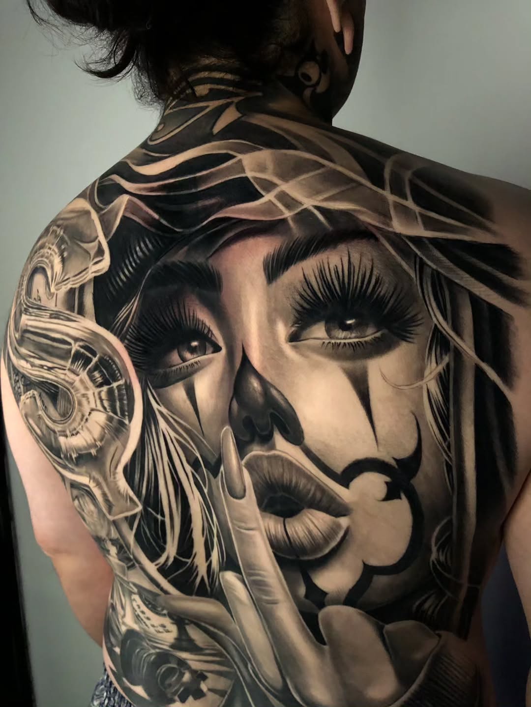 Tattoo by @mager_tattoos — realism, black_and_grey