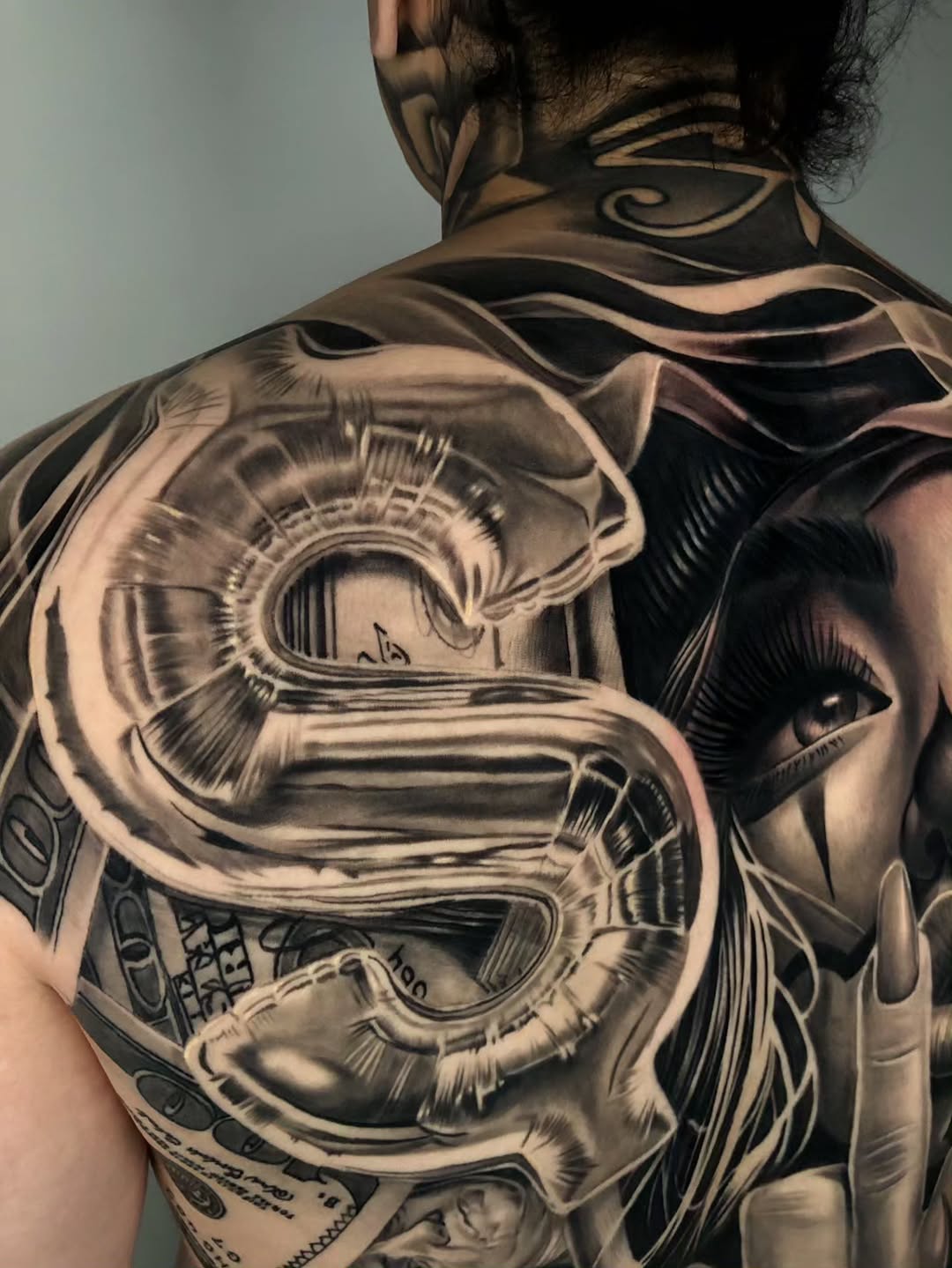 Tattoo by @mager_tattoos — realism, black_and_grey