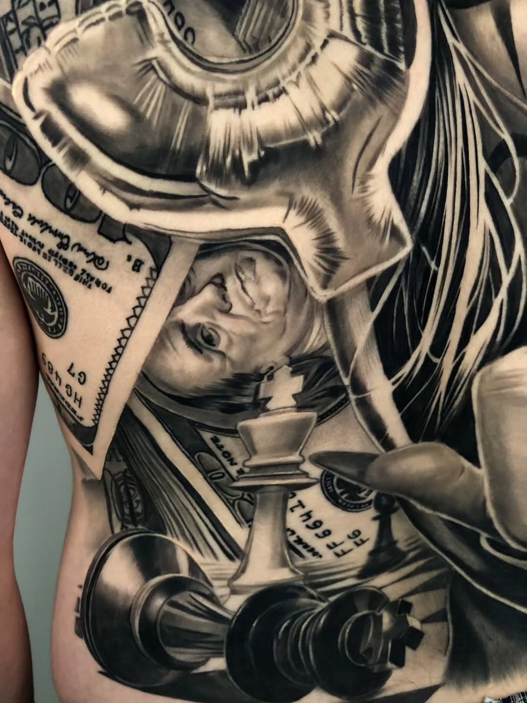 Tattoo by @mager_tattoos — realism, black_and_grey