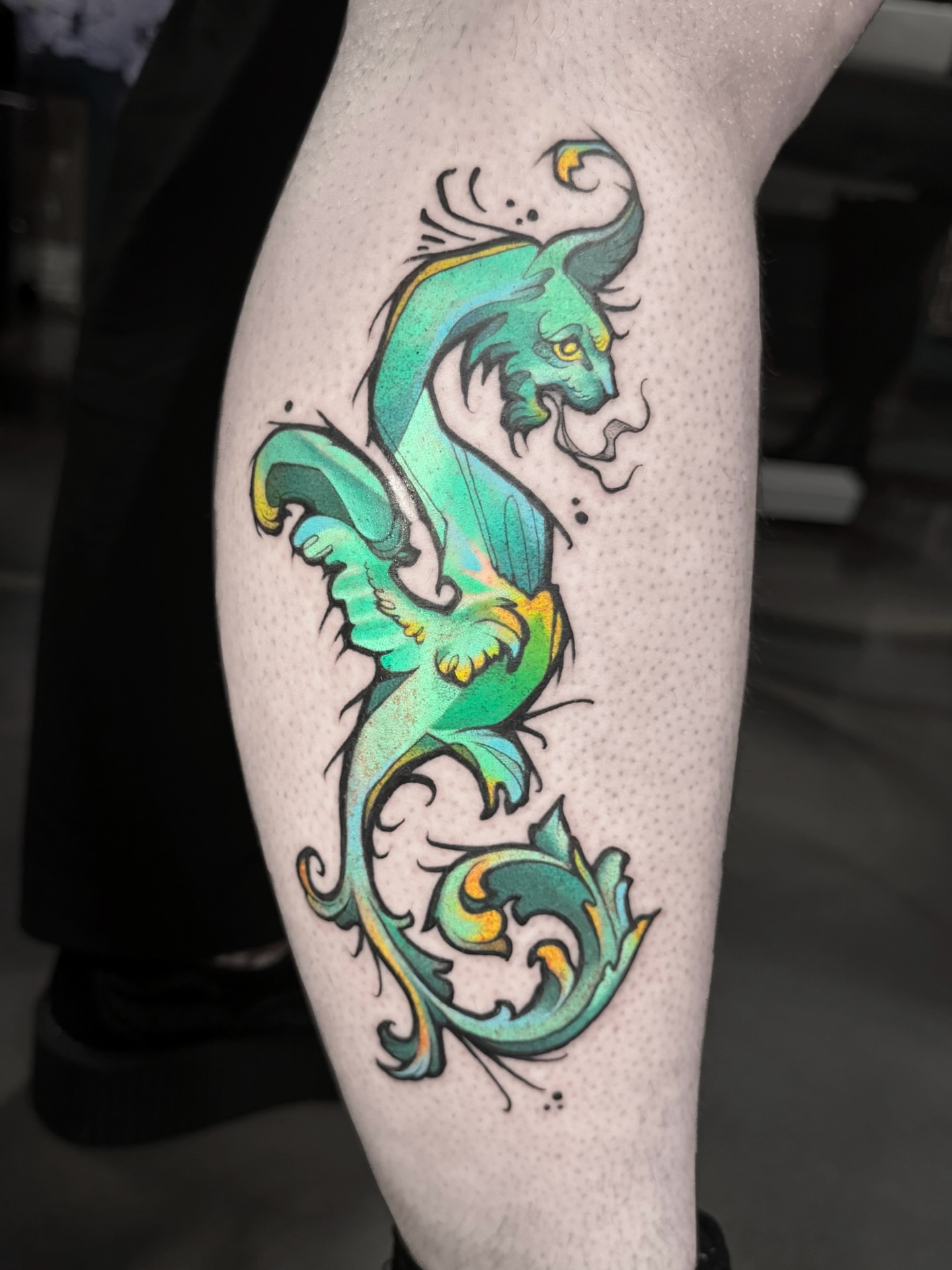 Tattoo by @connellytaittattoo — dotwork, new_school