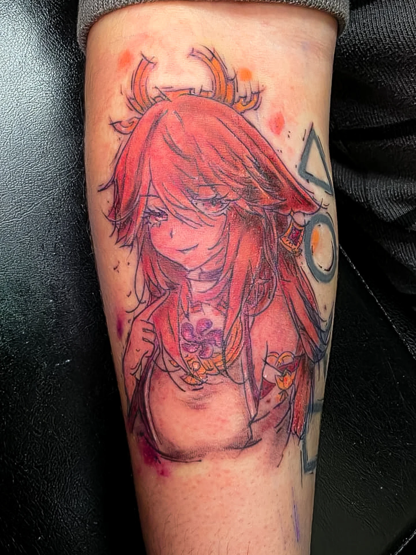 Tattoo by @veroinks — watercolor