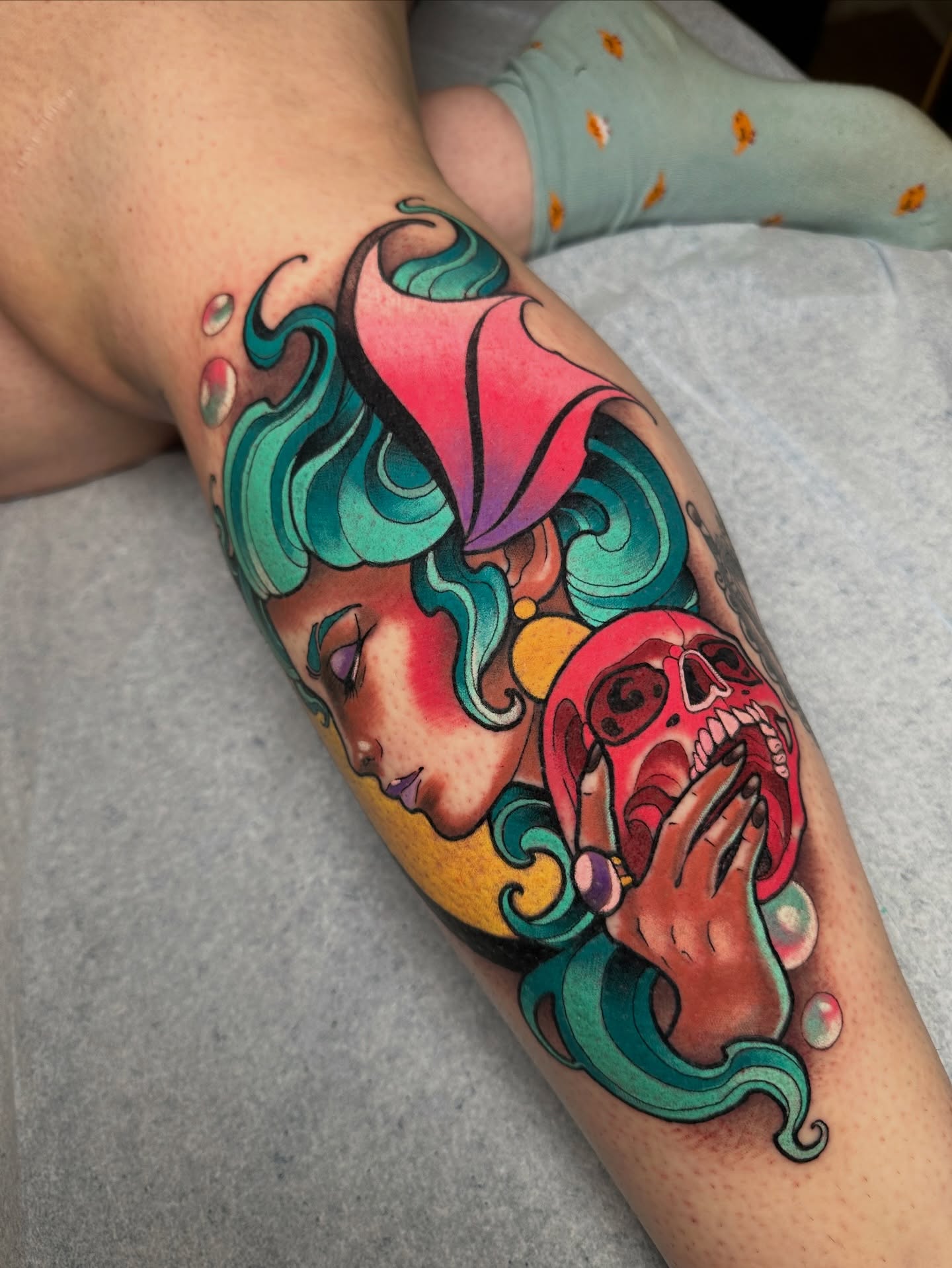 Tattoo by @deadmeat β new_school, illustrative