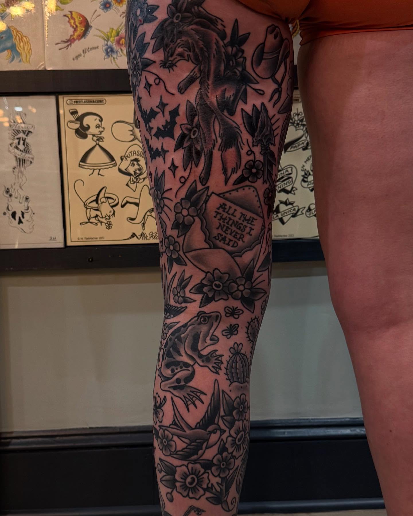 Tattoo by @lexie.eckard.tattoo โ american_traditional, black_and_grey