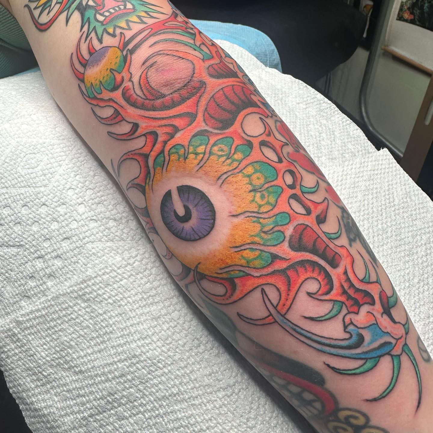 Tattoo by @austinmurfitttattoos — new_school, surrealism