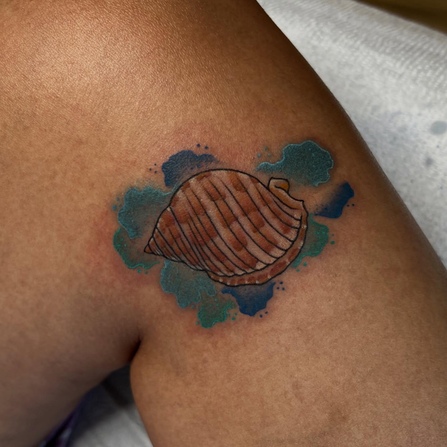 Tattoo by @taylormade_tst — watercolor