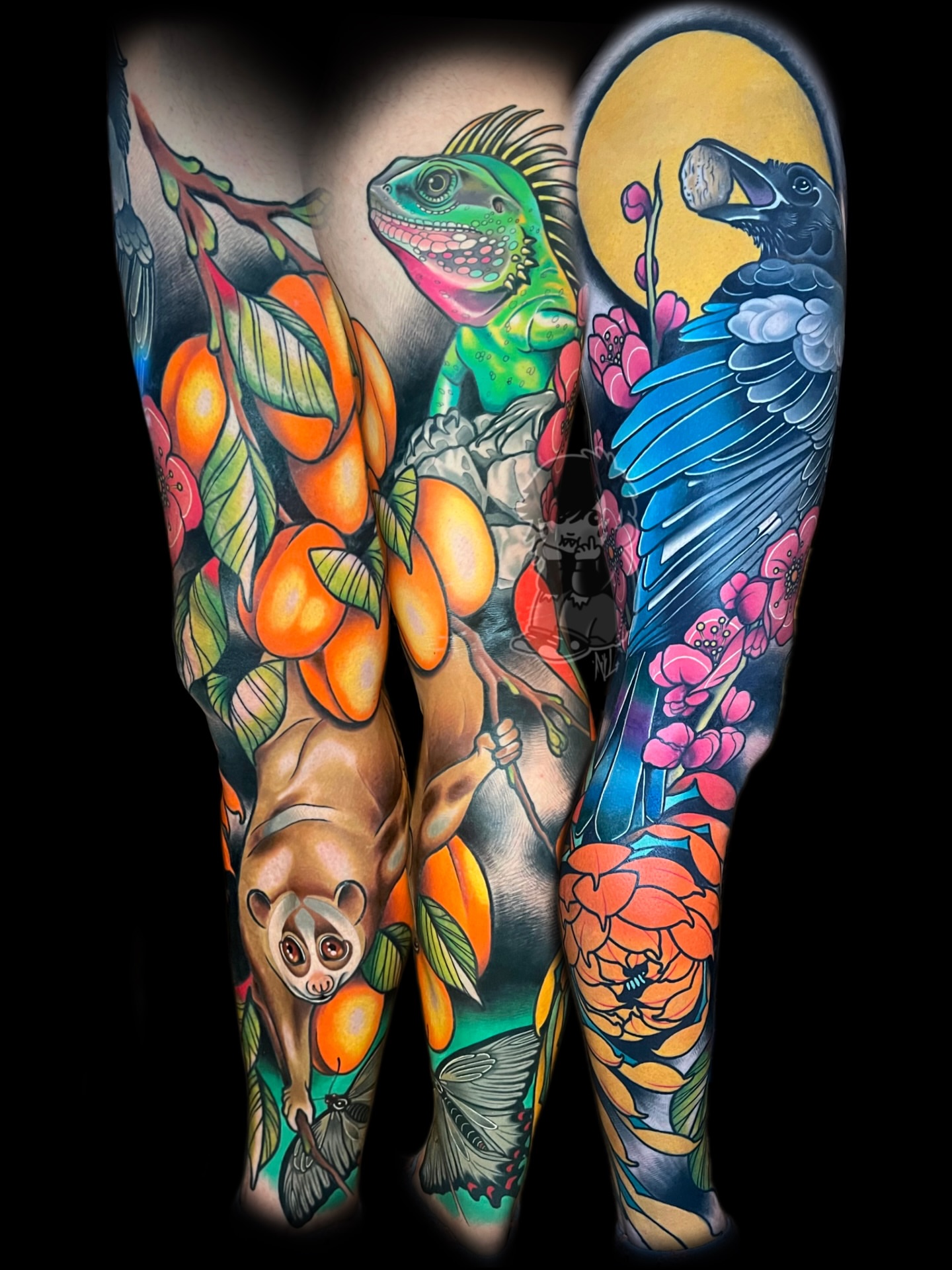 Tattoo by @nateleslietattoo — new_school, realism