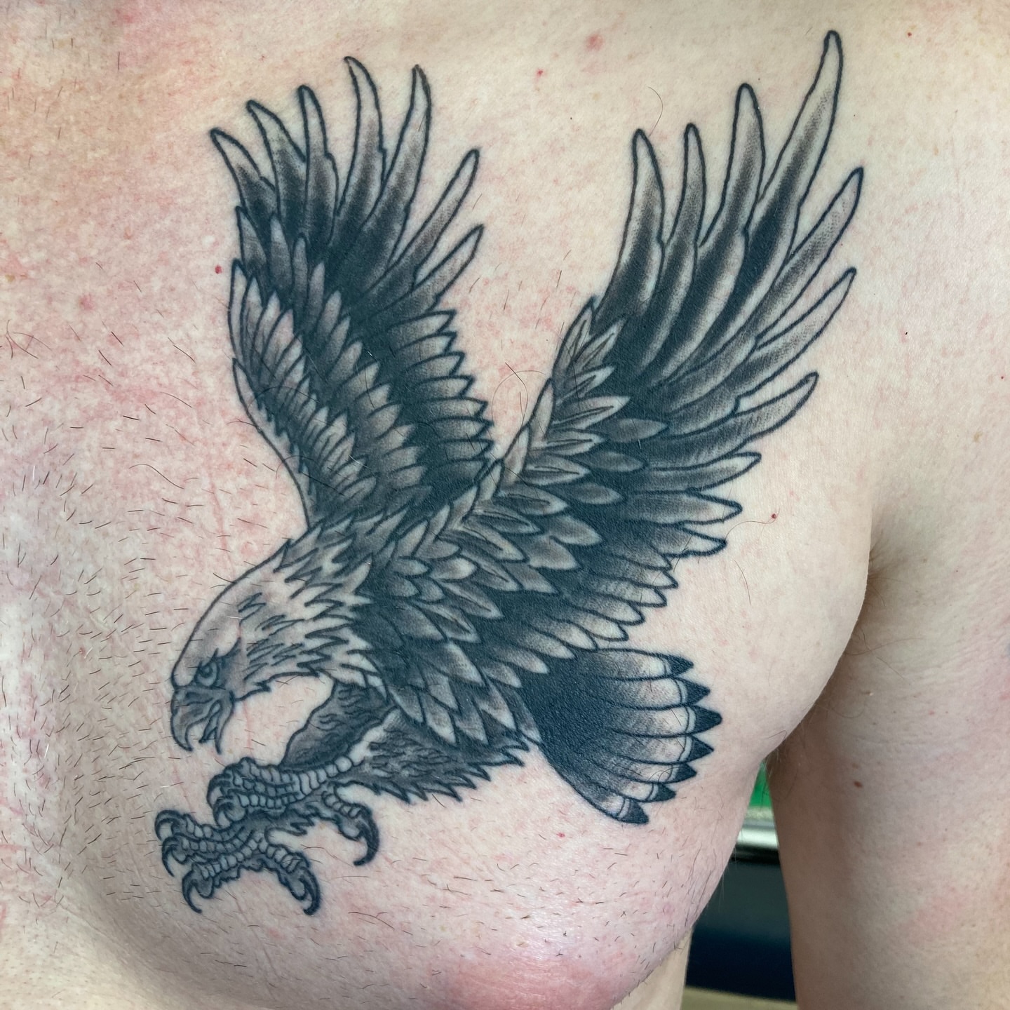 Tattoo by @chiefchadula — black_and_grey