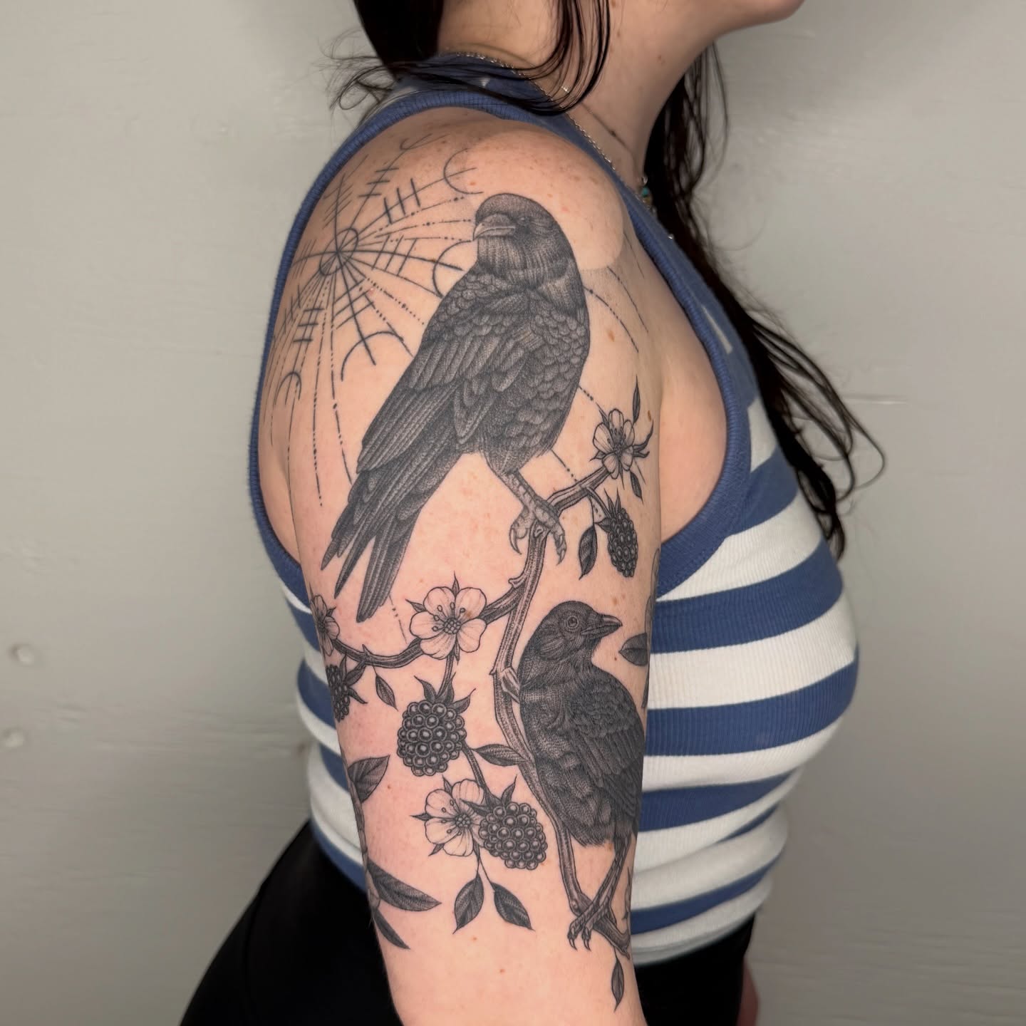 Tattoo by @sailorose_ — black_and_grey, realism