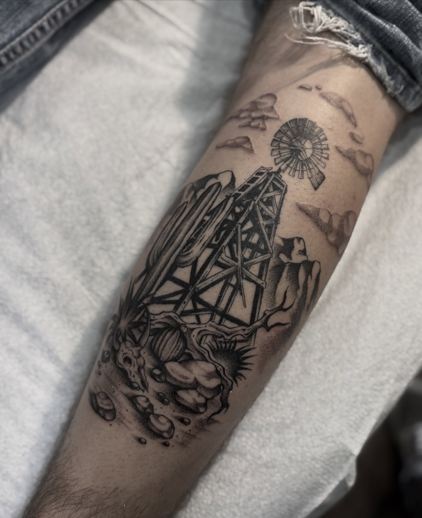 Tattoo by @welpfu — black_and_grey, realism