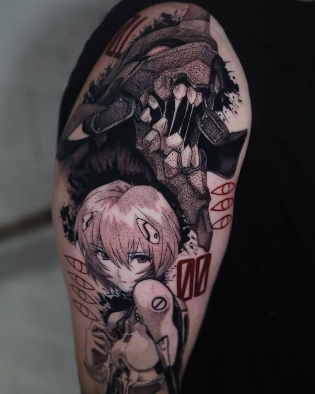 Tattoo by @idkdananicole β anime, dotwork