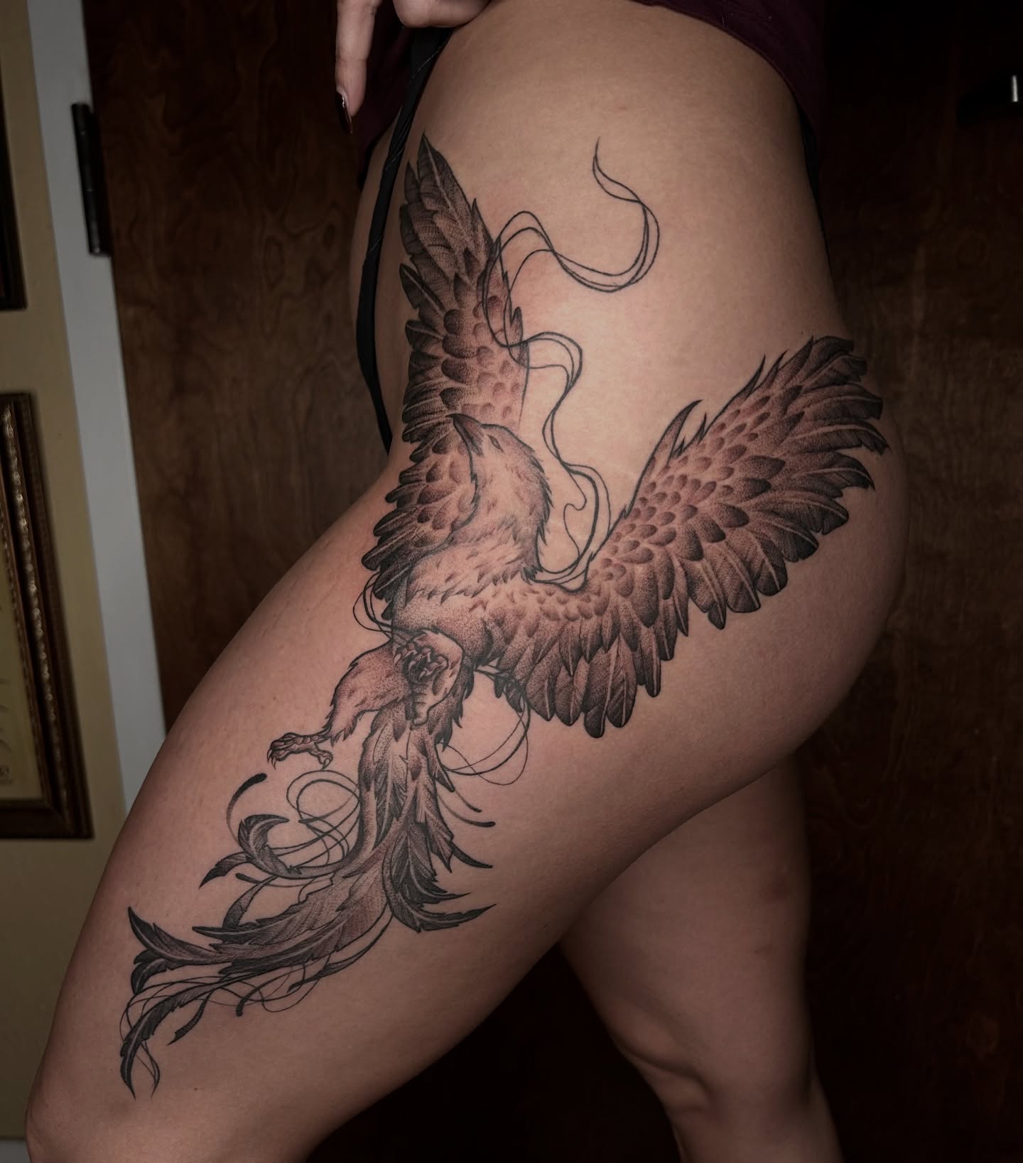 Tattoo by @savmaxtatz โ black_and_grey