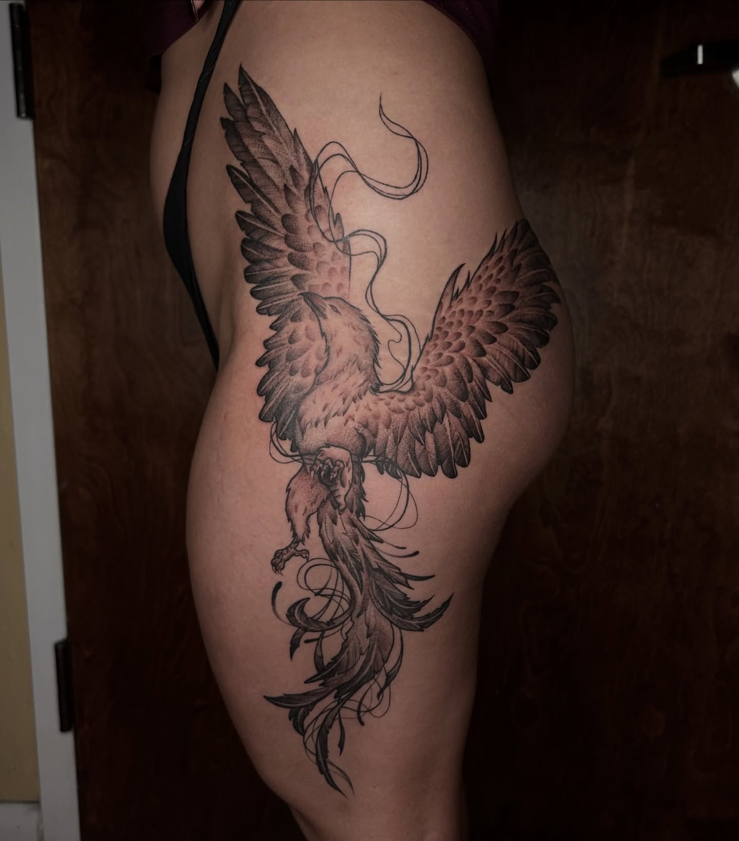 Tattoo by @savmaxtatz โ black_and_grey