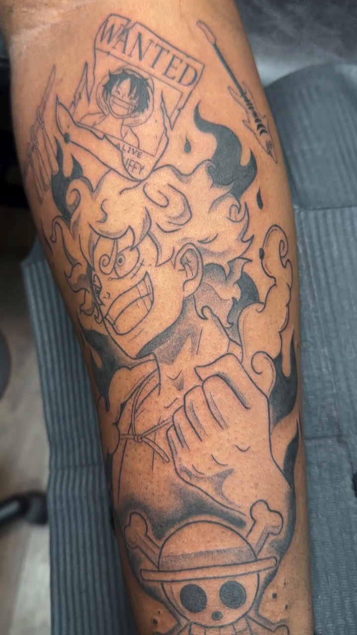 Tattoo by @inkbyhb — anime