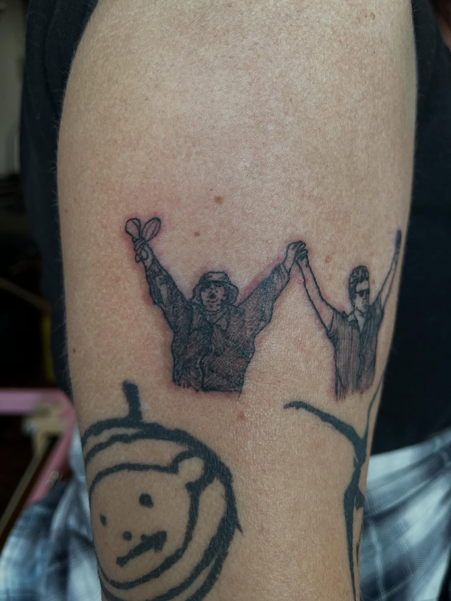 Tattoo by @lilbull.tatts — black_and_grey