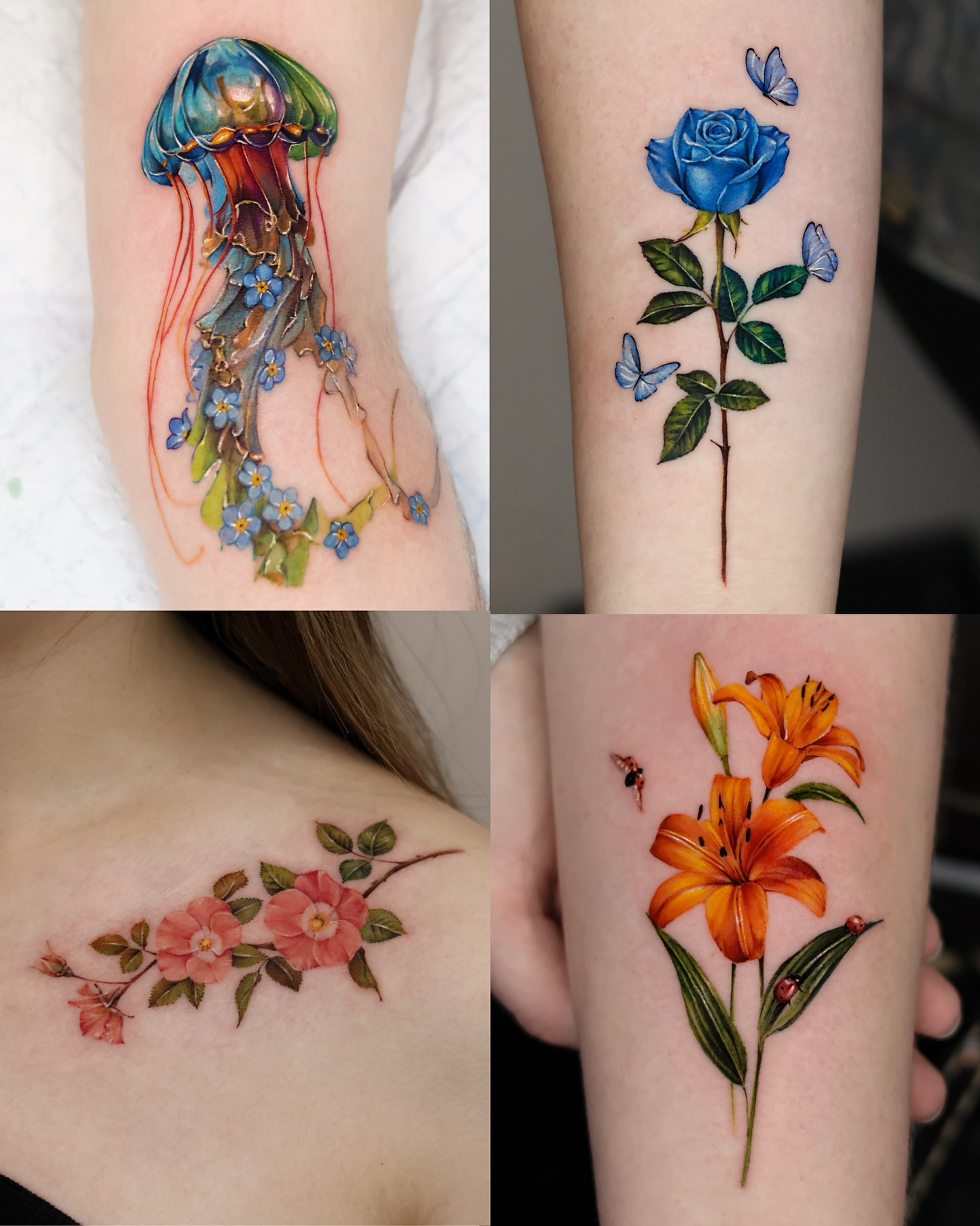 Tattoo by @tattooist_yum โ watercolor