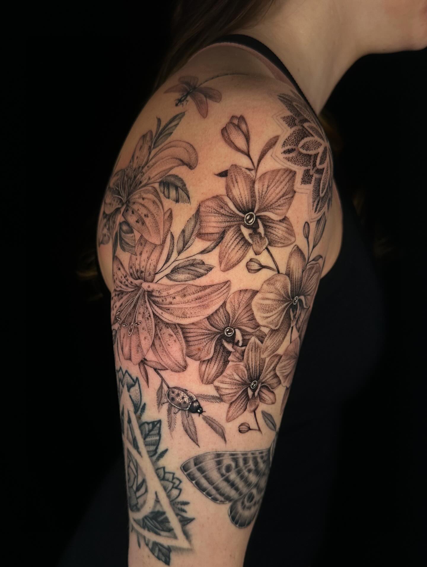 Tattoo by @davidlayhere โ dotwork, realism